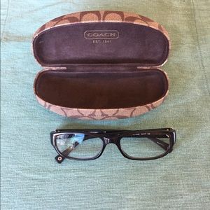 COACH glasses and case
